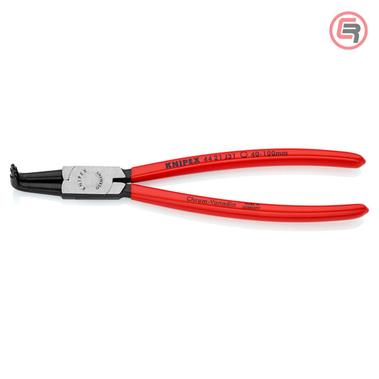 Knipex Kliješta Za Seger Osigurače Unutrašnja Kriva (fi 40-100 mm) 215 mm – 44 21 J31 by Knipex 44 21 J31 Kliješta Za Seger