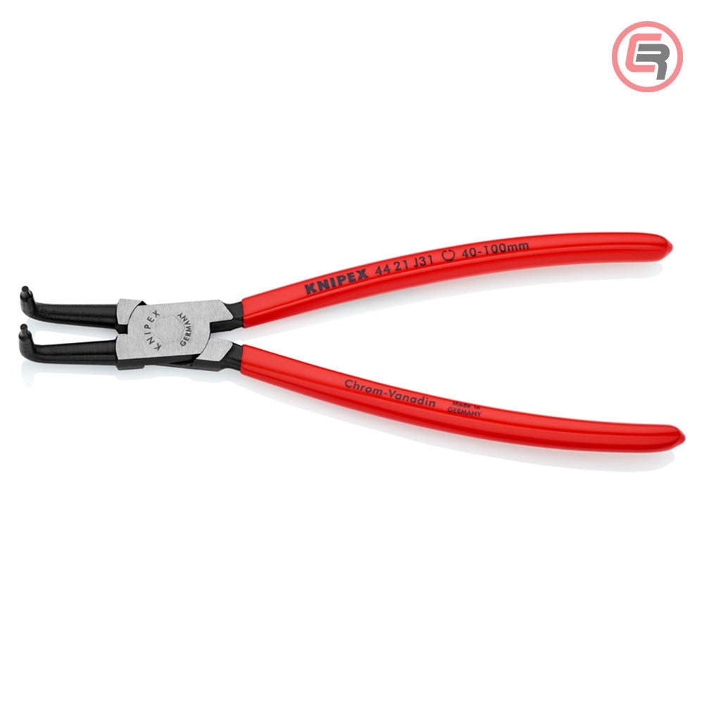 Knipex Kliješta Za Seger Osigurače Unutrašnja Kriva (fi 40-100 mm) 215 mm – 44 21 J31 by Knipex 44 21 J31 Kliješta Za Seger