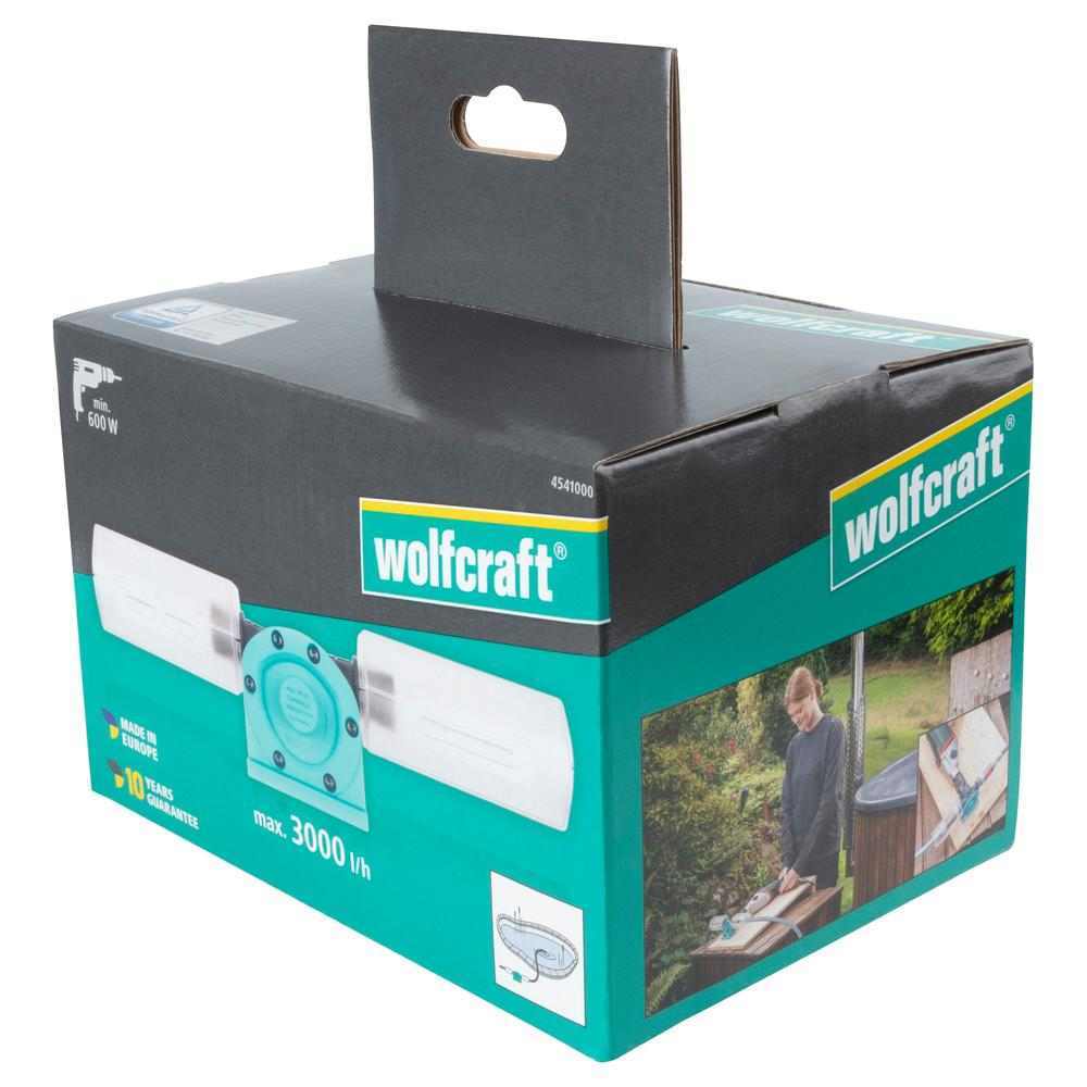 Wolfcraft Pumpa Pretočna Za Bušilicu Plastično Kućište PRO 3000 l/h – 4541000 by Wolfcraft 4541000 Ostali Pribor Za