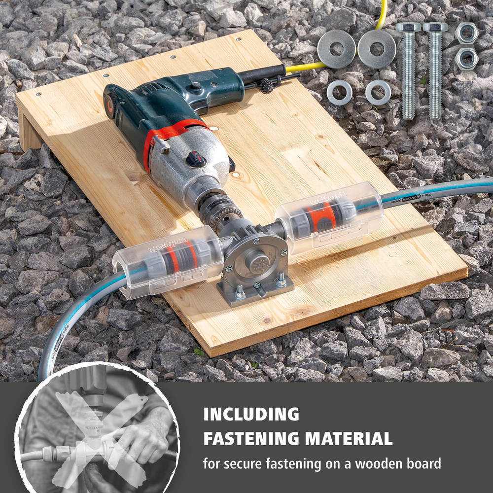 Wolfcraft Pumpa Pretočna Za Bušilicu Plastično Kućište PRO MAX 3000 l/h – 4542000 by Wolfcraft 4542000 Ostali Pribor Za