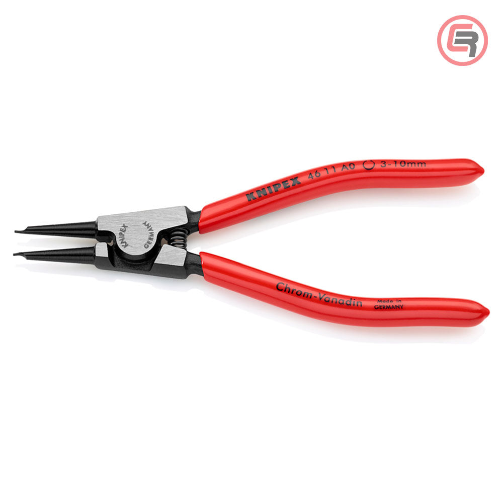 Knipex Kliješta Za Seger Osigurače Vanjska Ravna (fi 3-10 mm) 140 mm – 46 11 A0 by Knipex 46 11 A0 Kliješta Za Seger