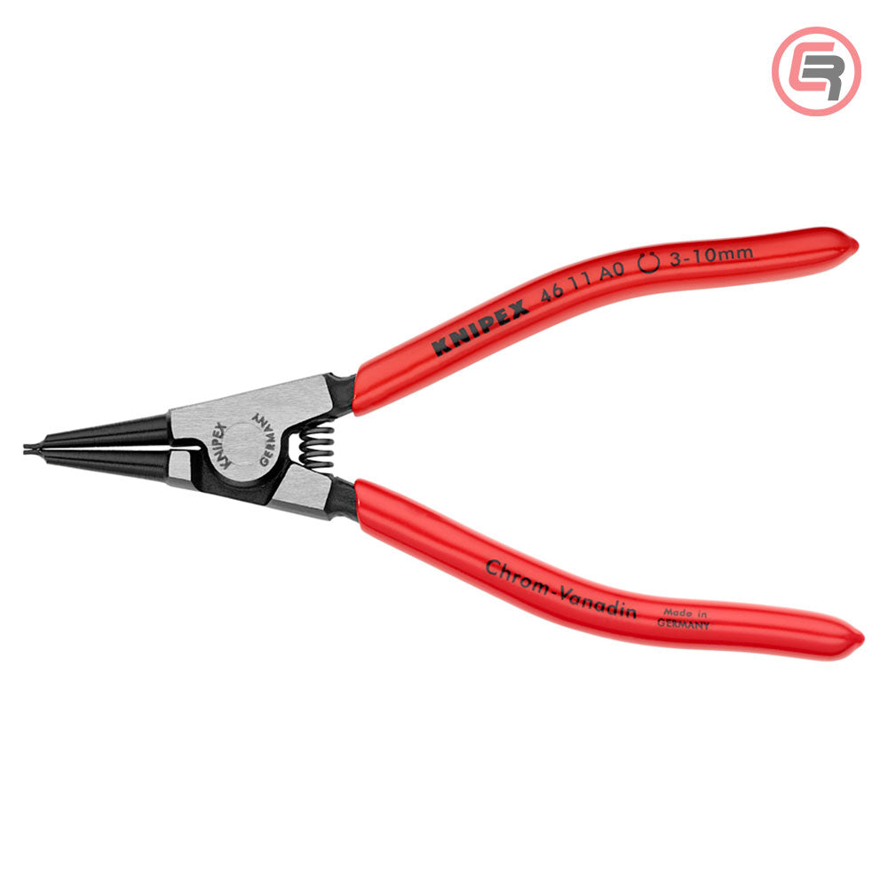 Knipex Kliješta Za Seger Osigurače Vanjska Ravna (fi 3-10 mm) 140 mm – 46 11 A0 by Knipex 46 11 A0 Kliješta Za Seger
