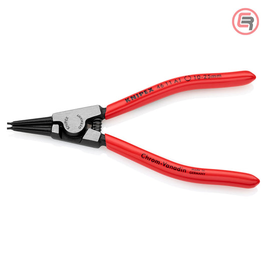 Knipex Kliješta Za Seger Osigurače Vanjska Ravna (fi 10-25 mm) 140 mm – 46 11 A1 by Knipex 46 11 A1 Kliješta Za Seger