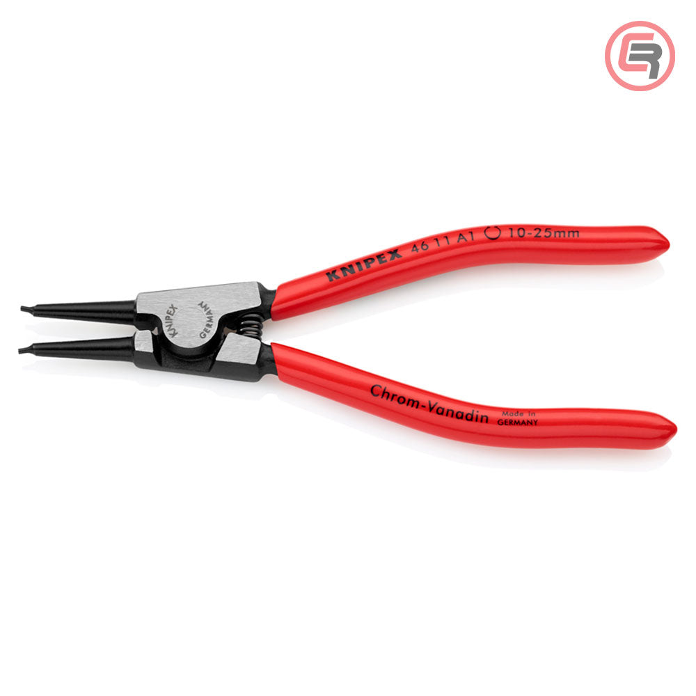 Knipex Kliješta Za Seger Osigurače Vanjska Ravna (fi 10-25 mm) 140 mm – 46 11 A1 by Knipex 46 11 A1 Kliješta Za Seger