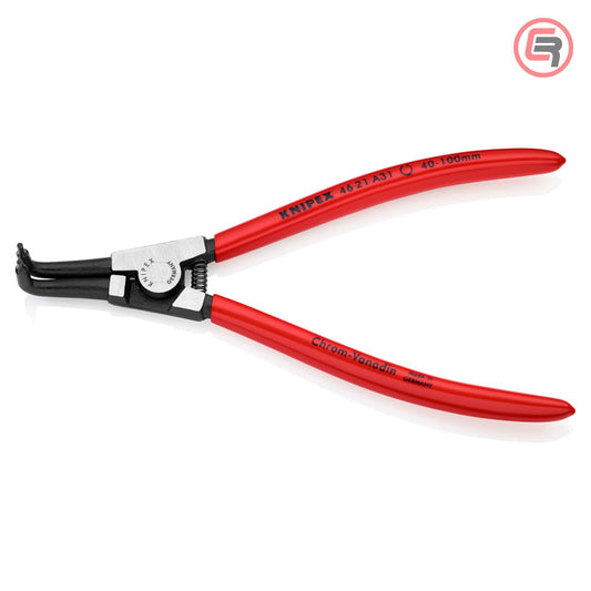 Knipex Kliješta Za Seger Osigurače Vanjska Kriva (fi 40-100 mm) 200 mm – 46 21 A31 by Knipex 46 21 A31 Kliješta Za Seger