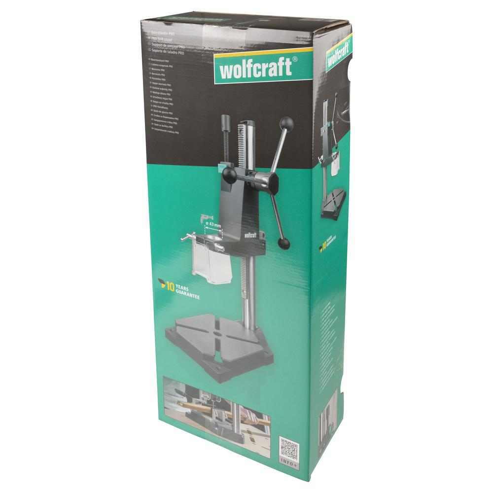 Wolfcraft Stalak Za Bušilicu PRO Prihvata fi 43 / 203 x 307 x 56 5mm – 5029000 by Wolfcraft 5029000 Ostali Pribor Za