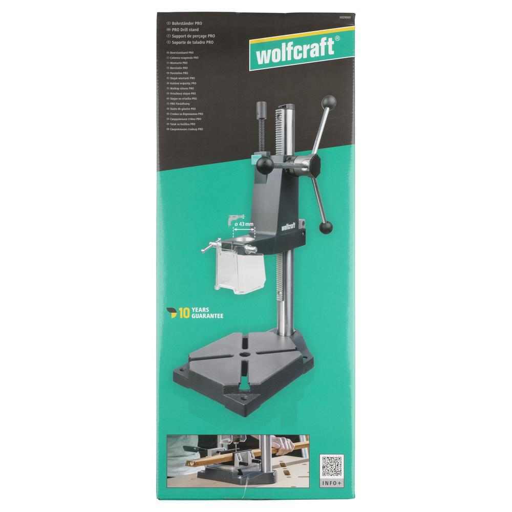 Wolfcraft Stalak Za Bušilicu PRO Prihvata fi 43 / 203 x 307 x 56 5mm – 5029000 by Wolfcraft 5029000 Ostali Pribor Za