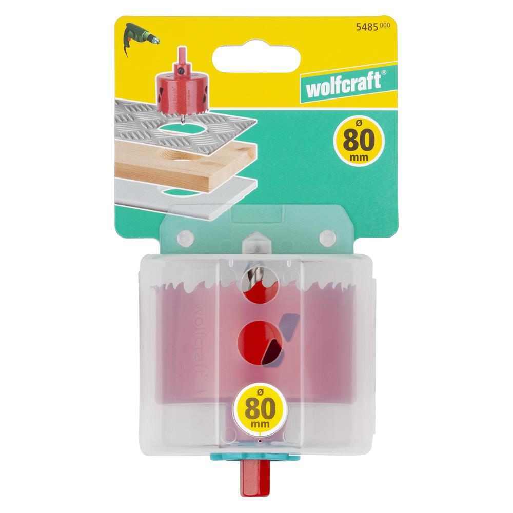 Wolfcraft Kruna HSS Bi-Metal fi 80 mm / 6-Kutni Prihvat 11 mm – 5485000 by Wolfcraft 5485000 Krune, Glodala - detalj 7