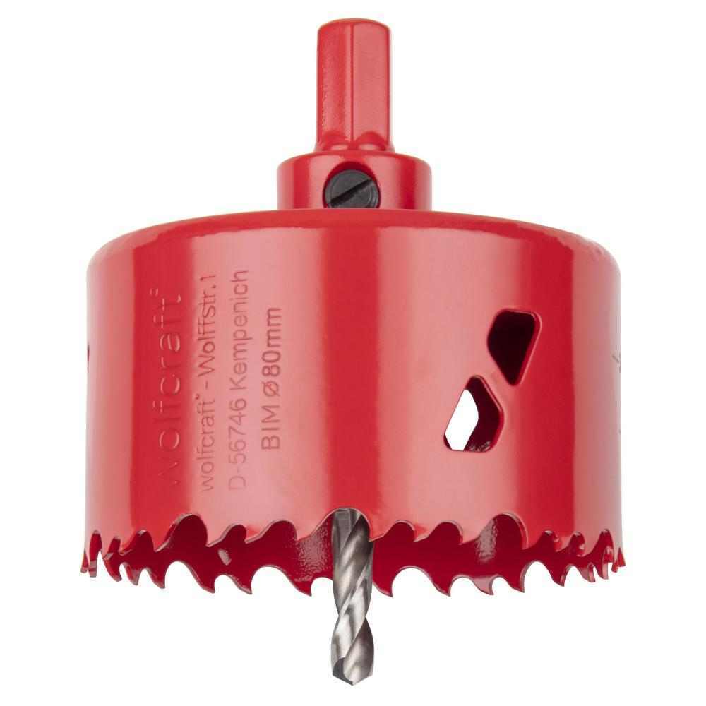 Wolfcraft Kruna HSS Bi-Metal fi 80 mm / 6-Kutni Prihvat 11 mm – 5485000 by Wolfcraft 5485000 Krune, Glodala - detalj 2