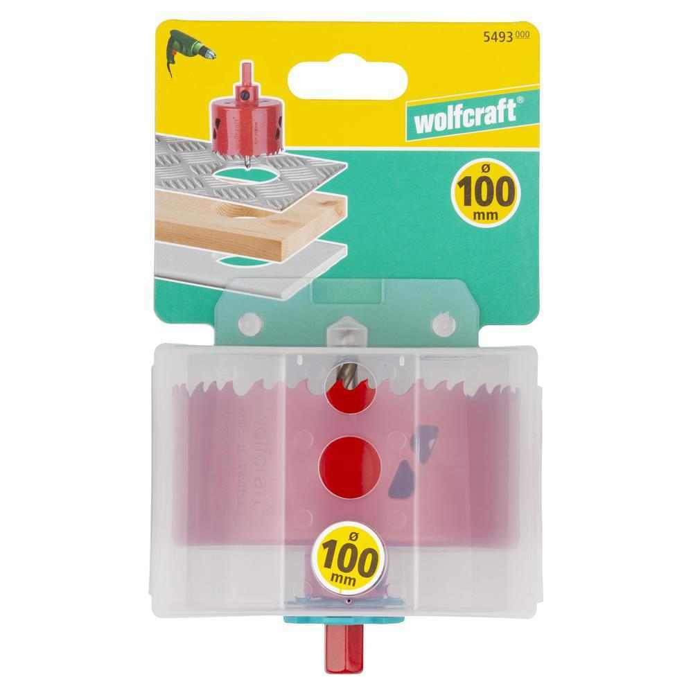 Wolfcraft Kruna HSS Bi-Metal fi 100 mm / 6-Kutni Prihvat 11 mm – 5493000 by Wolfcraft 5493000 Krune, Glodala - detalj 7