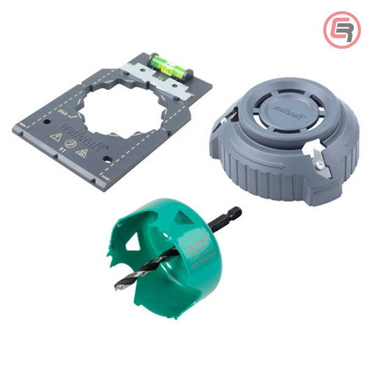 Wolfcraft 5897000 3-dijelni set za postavljanje razvodnih kutija