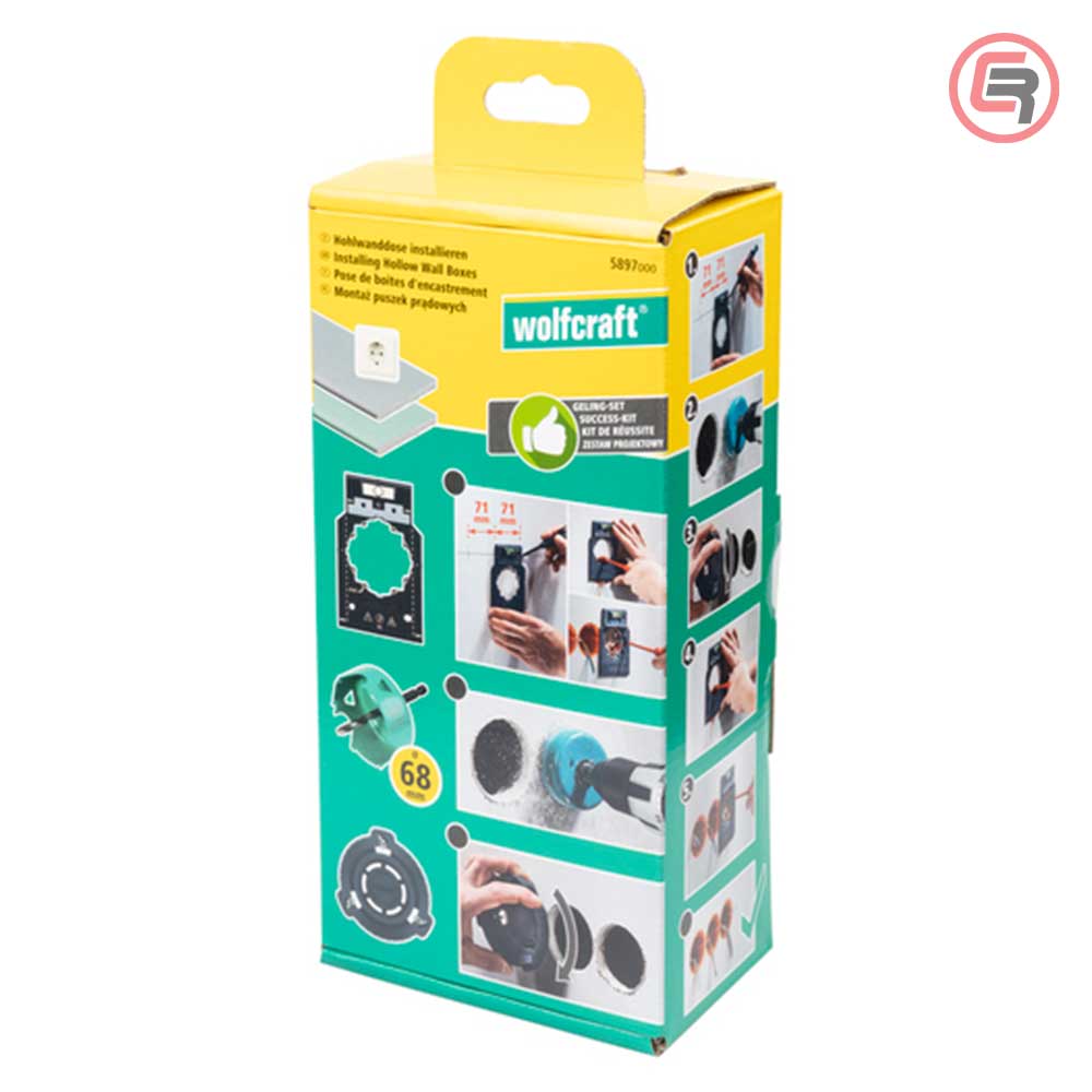 Wolfcraft Set Za Postavljanje Razvodnih Kutija / 3 dijelni – 5897000 by Wolfcraft 5897000 Ostali Alati i Pribor - detalj 2