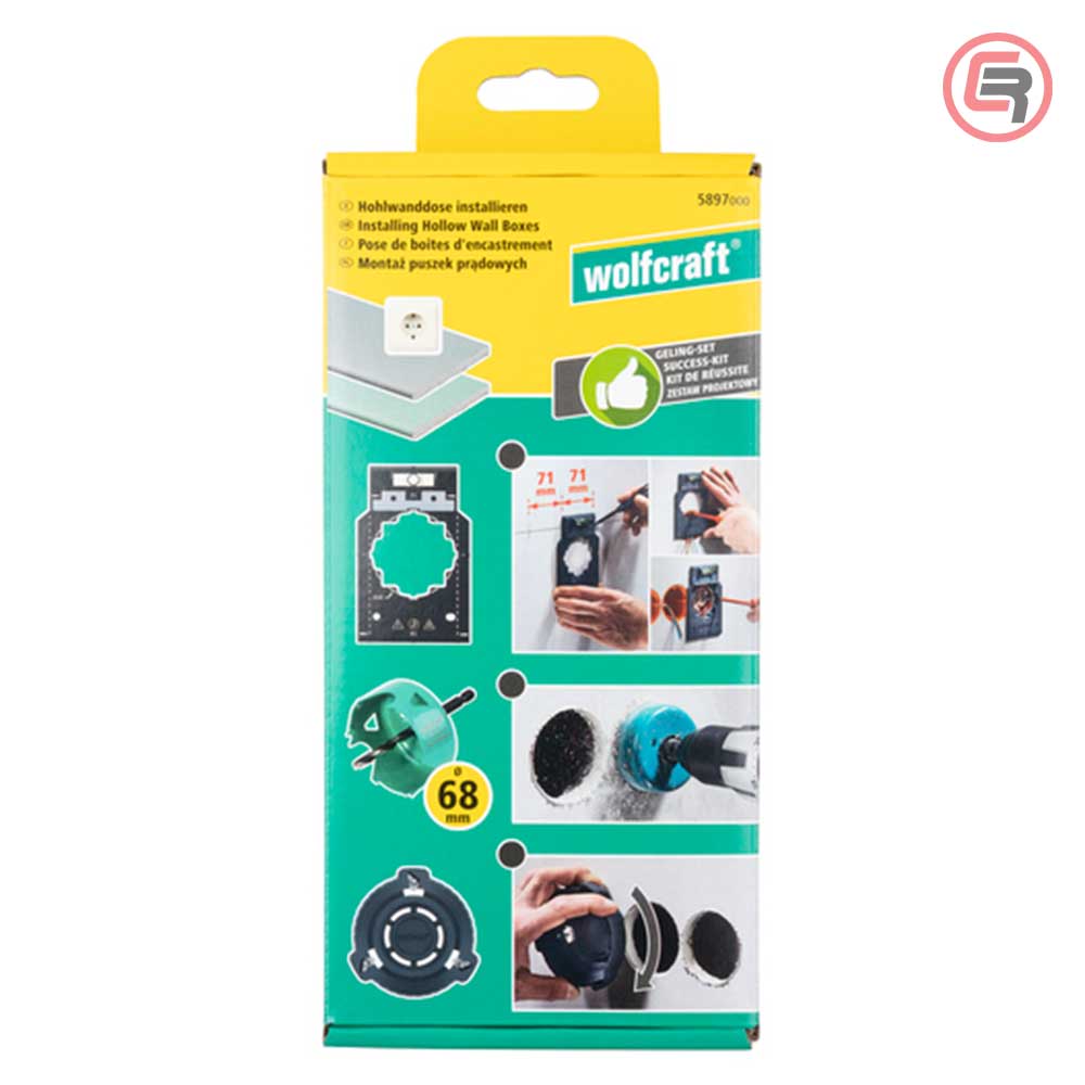 Wolfcraft Set Za Postavljanje Razvodnih Kutija / 3 dijelni – 5897000 by Wolfcraft 5897000 Ostali Alati i Pribor - detalj 3