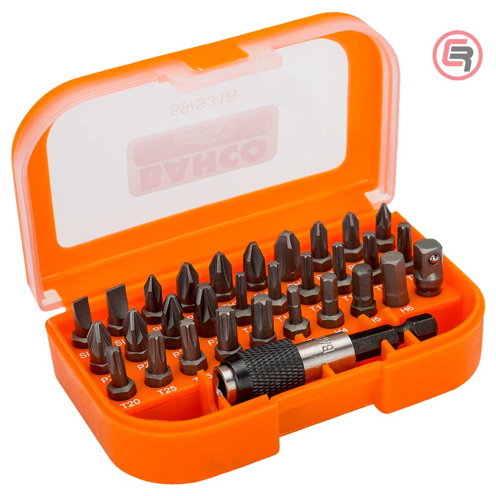 Bahco Set Bitova Ravni, Philips, Pozidriv, Hexagon, Torx 31 dijelni – 59/S31B by Bahco 59/S31B Bitovi, Adapteri, Držači