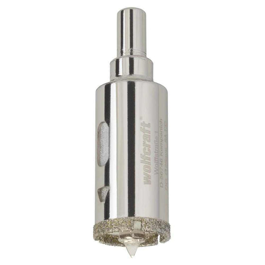 Wolfcraft Kruna Dijamantna Za Pločice “Ceramic” fi 25 / 45 mm Osovina 10 mm – 5924000 by Wolfcraft 5924000 Krune, Glodala