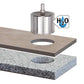 Wolfcraft Kruna Dijamantna Za Pločice “Ceramic” fi 45 / 45 mm Osovina 10 mm – 5928000 by Wolfcraft 5928000 Krune, Glodala