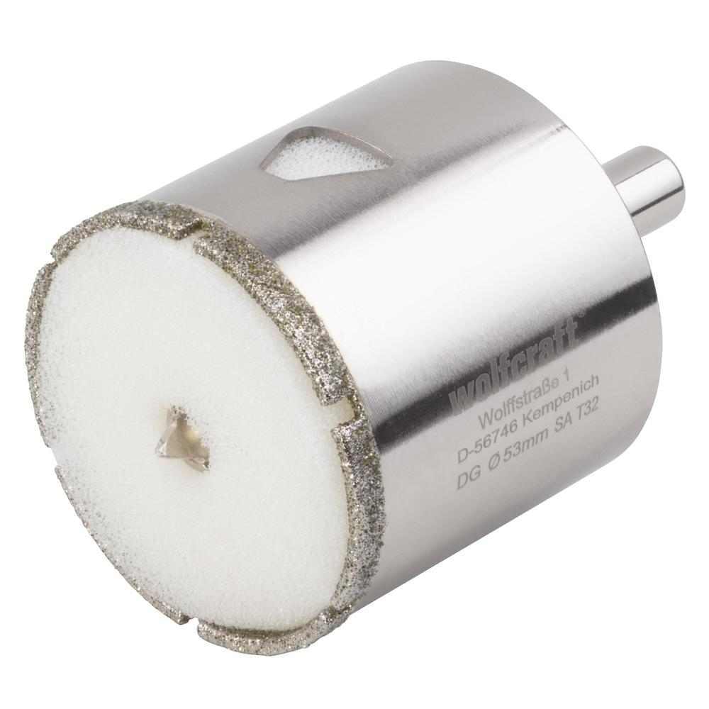Wolfcraft Kruna Dijamantna Za Pločice “Ceramic” fi 53 / 45 mm Osovina 10 mm – 5929000 by Wolfcraft 5929000 Krune, Glodala