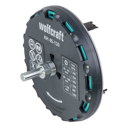 Wolfcraft Podesiva Krunska Pila Za Meko Drvo i Rigips fi 45 – 130 mm – 5978000 by Wolfcraft 5978000 Krune, Glodala - detalj 2