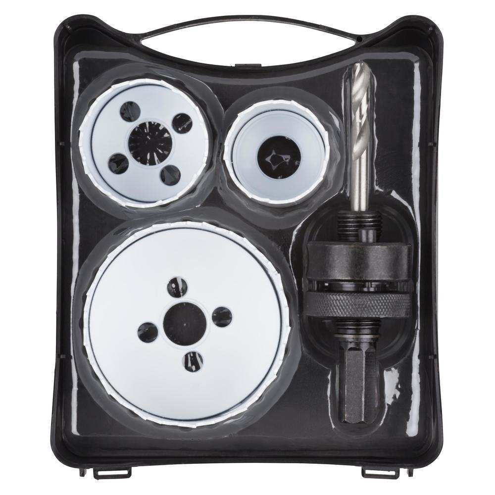 Wolfcraft Set Kruna Bi-Metal Renovation fi 35, 43 i 68 mm / 4 dijelni – 5980000 by Wolfcraft 5980000 Garniture / Setovi