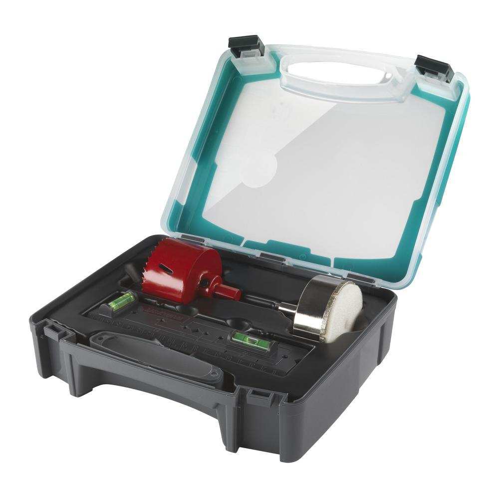 Wolfcraft Set Kruna Za Rupe Sockets fi 68 mm / 3 dijelni – 5981000 by Wolfcraft 5981000 Garniture / Setovi Pribora