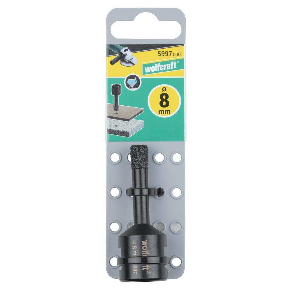 Wolfcraft Kruna Dijamantna Za Pločice “Ceramic” fi 8 / 35 mm M14 Suho Bušenje – 5997000 by Wolfcraft 5997000 Krune Za