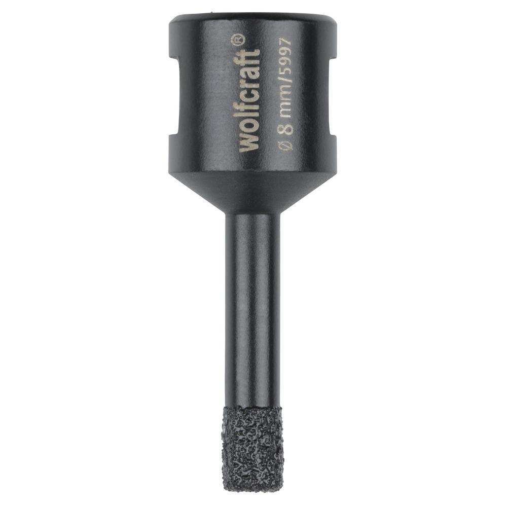 Wolfcraft Kruna Dijamantna Za Pločice “Ceramic” fi 8 / 35 mm M14 Suho Bušenje – 5997000 by Wolfcraft 5997000 Krune Za