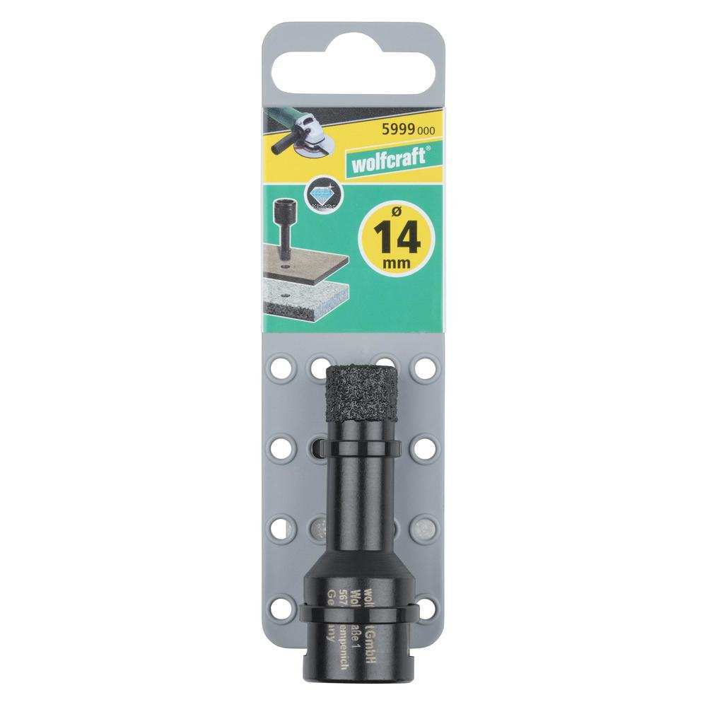 Wolfcraft Kruna Dijamantna Za Pločice “Ceramic” fi 14 / 35 mm M14 Suho Bušenje – 5999000 by Wolfcraft 5999000 Krune Za