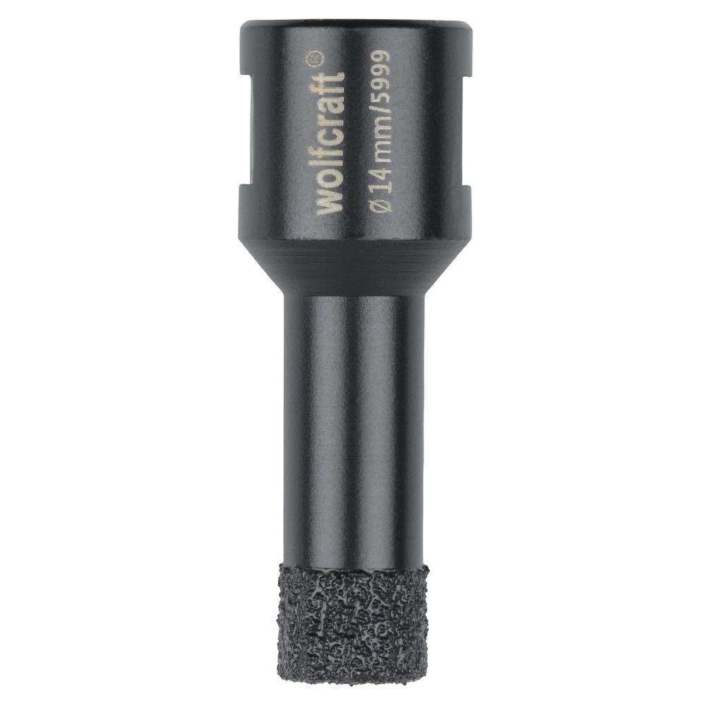 Wolfcraft Kruna Dijamantna Za Pločice “Ceramic” fi 14 / 35 mm M14 Suho Bušenje – 5999000 by Wolfcraft 5999000 Krune Za