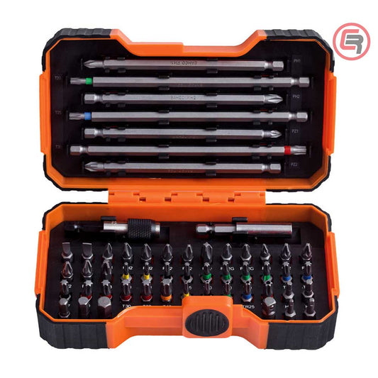 Bahco Set Bitova Ravni, Philips, Pozidriv, Hexagon, Torx 54 dijelni – 59/S54BC by Bahco 59/S54BC Bitovi, Adapteri, Držači