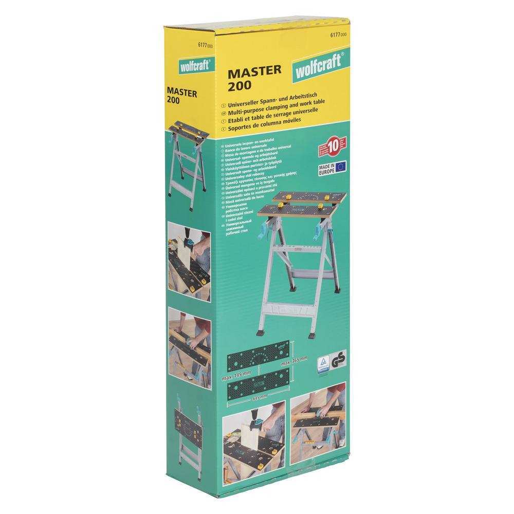 Wolfcraft Stol Radni i Stezni Master 200 / 645 x 450 x 800 mm – 6177000 by Wolfcraft 6177000 Ostali Alati i Pribor - detalj 9
