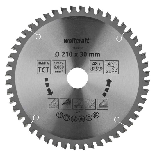 Wolfcraft list kružne pile 210 mm sa 48 HM zuba