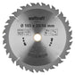 Wolfcraft List Kružne Pile 165 x 2,4 x 20 / 16 mm / Z=20 TCT (brzi, grubi rezovi) Za Ručne Kružne Pile – 6644000 by