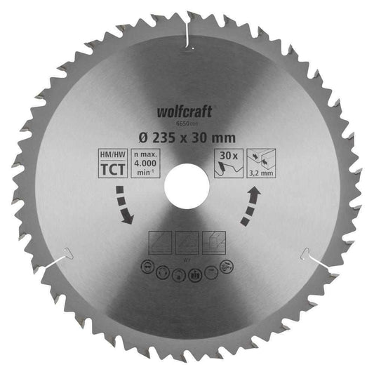 Wolfcraft HM list kružne pile 235 mm sa 30 zuba