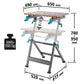 Wolfcraft Stol Radni i Stezni Master 650 Ergo / 650 x 720 x 950 mm – 6870000 by Wolfcraft 6870000 Ostali Alati i Pribor