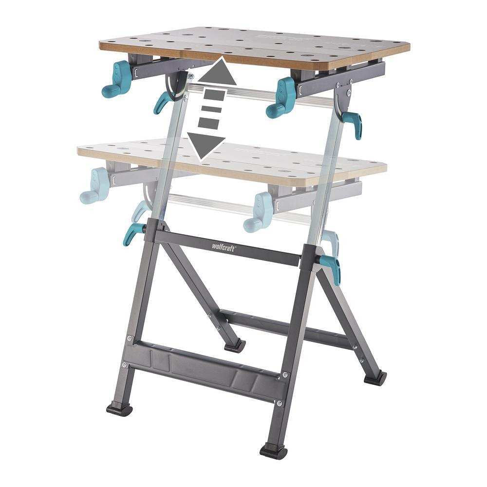 Wolfcraft Stol Radni i Stezni Master 650 Ergo / 650 x 720 x 950 mm – 6870000 by Wolfcraft 6870000 Ostali Alati i Pribor