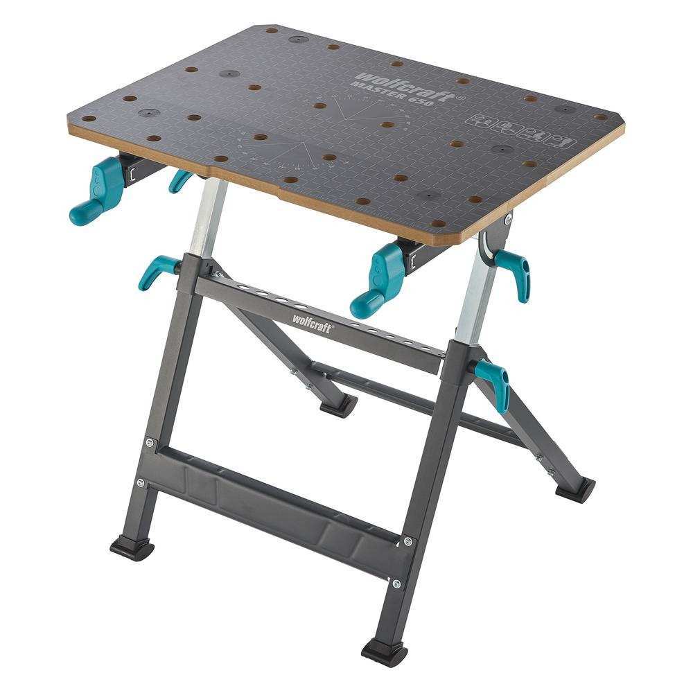 Wolfcraft Stol Radni i Stezni Master 650 Ergo / 650 x 720 x 950 mm – 6870000 by Wolfcraft 6870000 Ostali Alati i Pribor