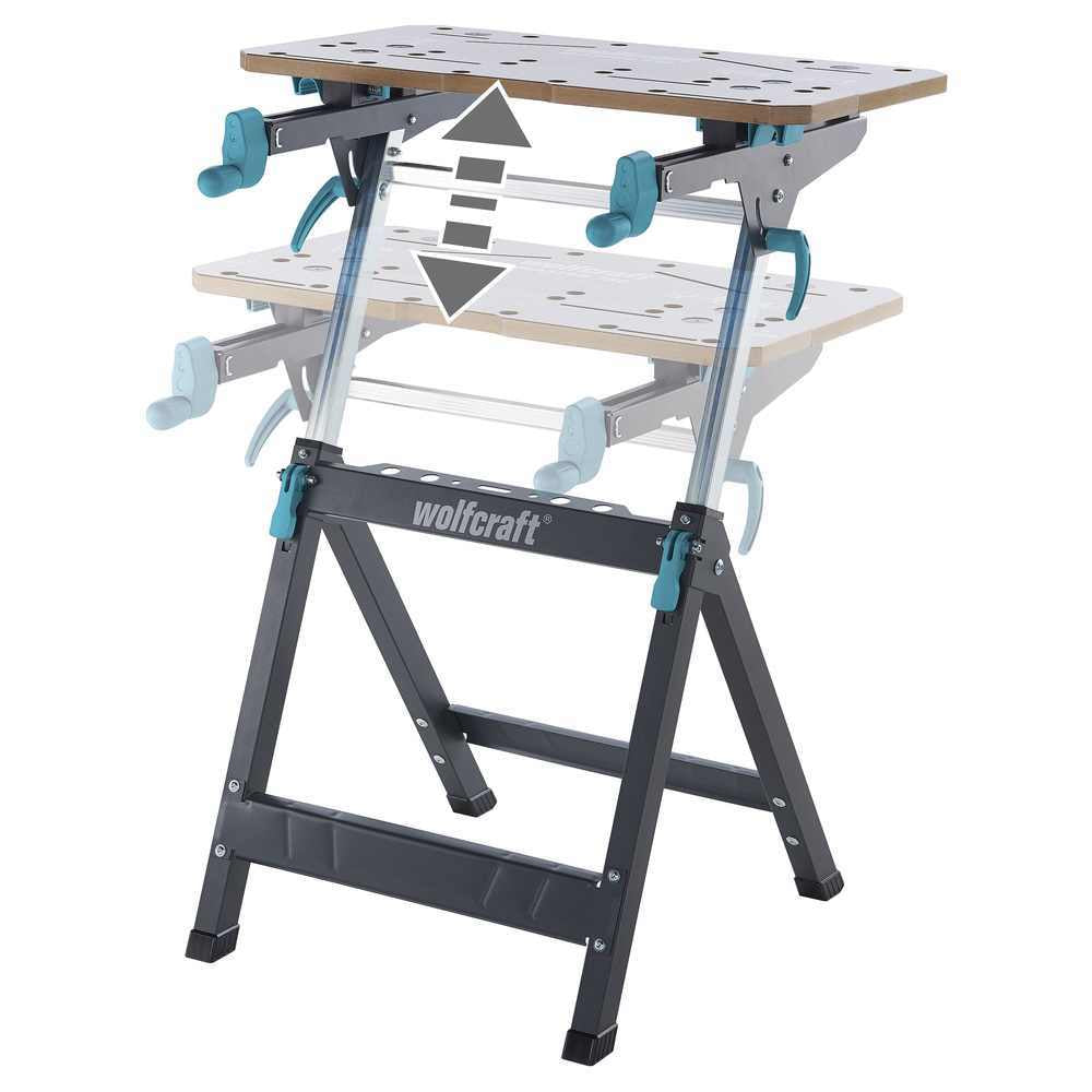 Wolfcraft Stol Radni i Stezni Master 750 Ergo / 680 x 700 x 950 mm – 6871000 by Wolfcraft 6871000 Ostali Alati i Pribor