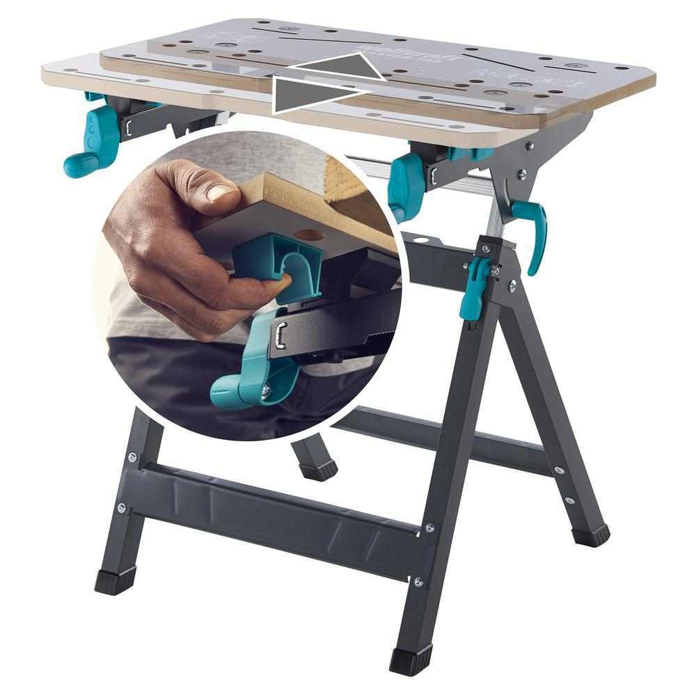Wolfcraft Stol Radni i Stezni Master 750 Ergo / 680 x 700 x 950 mm – 6871000 by Wolfcraft 6871000 Ostali Alati i Pribor