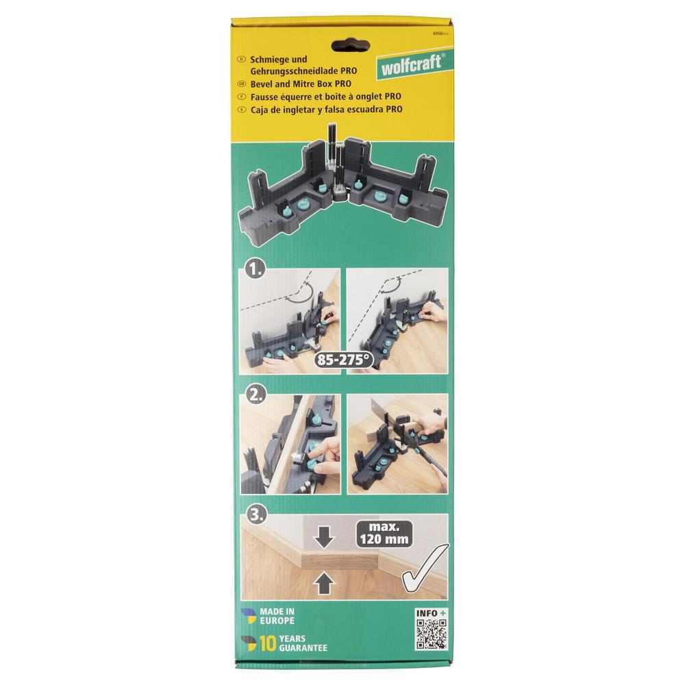 Wolfcraft Šablon Podesivi Za Kutno Rezanje 120 mm / 85 – 275* – 6956000 by Wolfcraft 6956000 Ostali Alati i Pribor - detalj