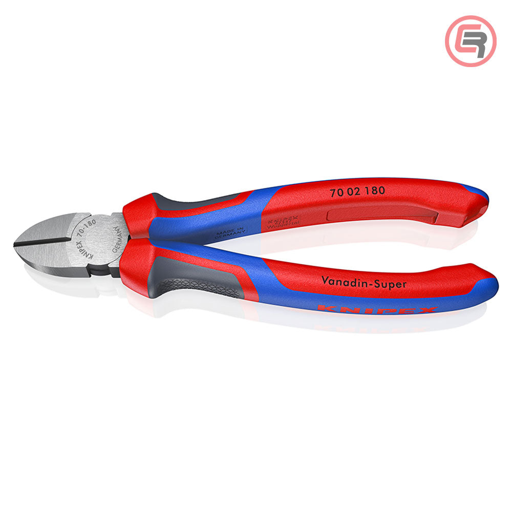 Knipex Kliješta Bočna Sječa – Sječice 180 mm – 70 02 180 by Knipex 70 02 180 Kliješta