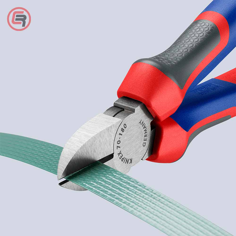 Knipex Kliješta Bočna Sječa – Sječice 180 mm – 70 02 180 by Knipex 70 02 180 Kliješta - detalj 6