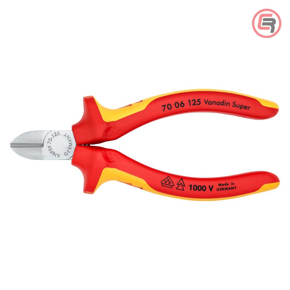 Knipex Kliješta Bočna Sječa – Sječice 125 mm / 1000V – 70 06 125 by Knipex 70 06 125 Izolovani Alat VDE 1000V - detalj 3