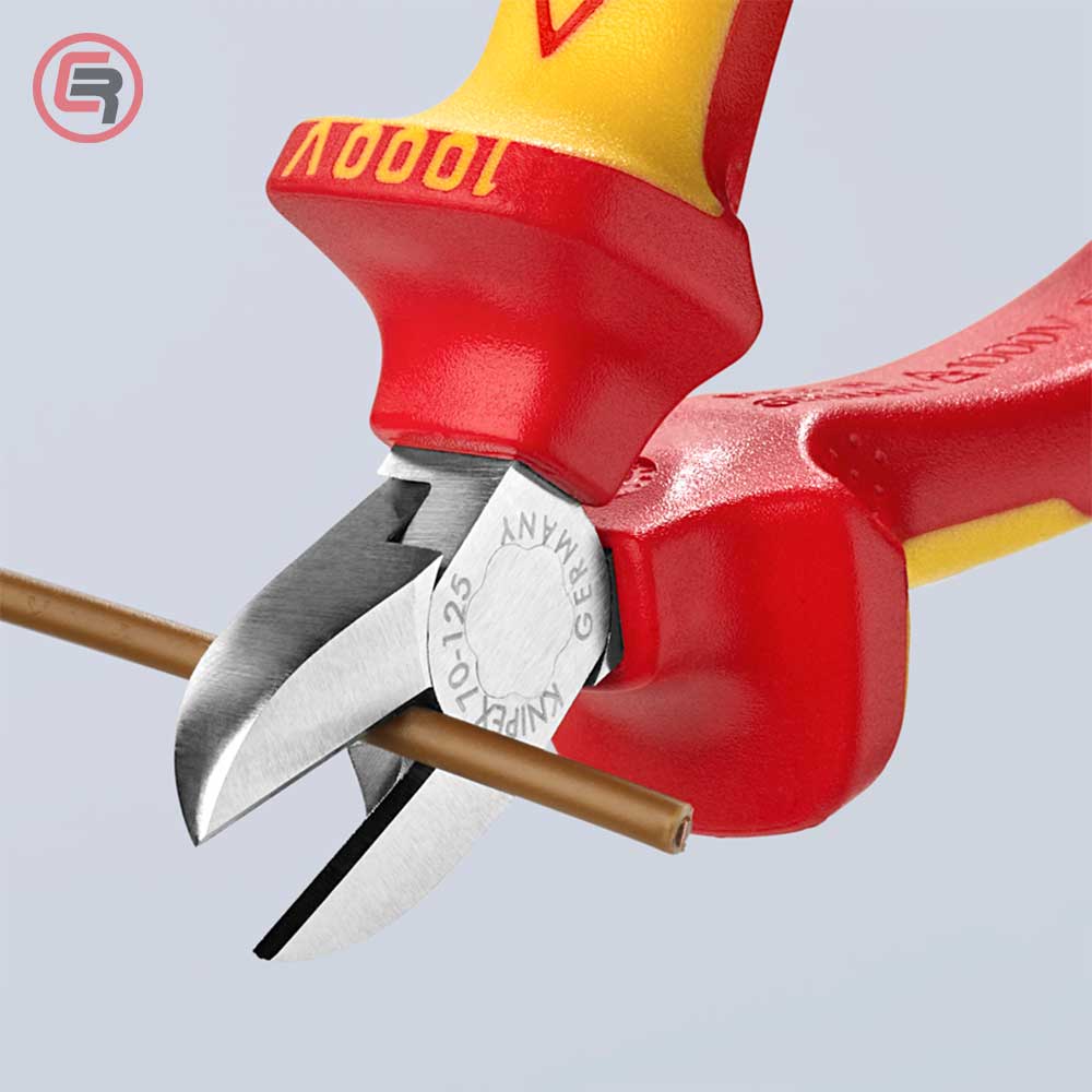 Knipex Kliješta Bočna Sječa – Sječice 125 mm / 1000V – 70 06 125 by Knipex 70 06 125 Izolovani Alat VDE 1000V - detalj 4
