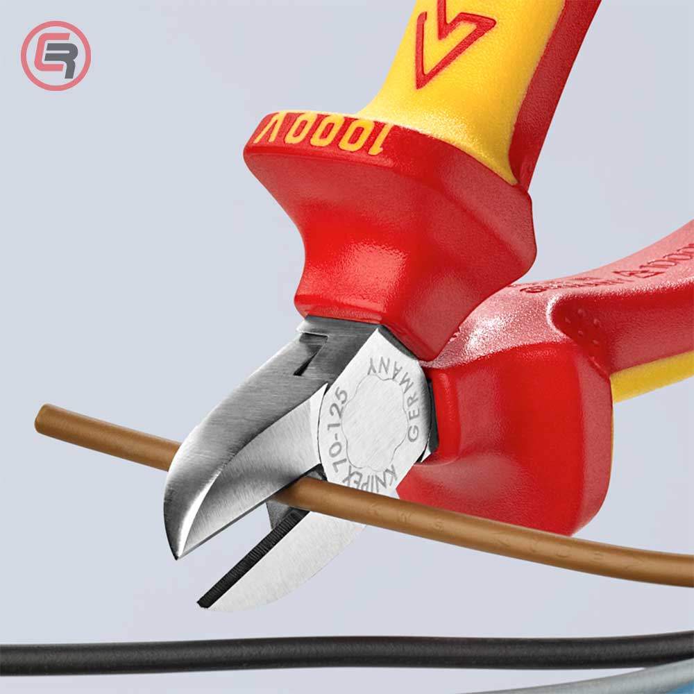 Knipex Kliješta Bočna Sječa – Sječice 125 mm / 1000V – 70 06 125 by Knipex 70 06 125 Izolovani Alat VDE 1000V - detalj 5