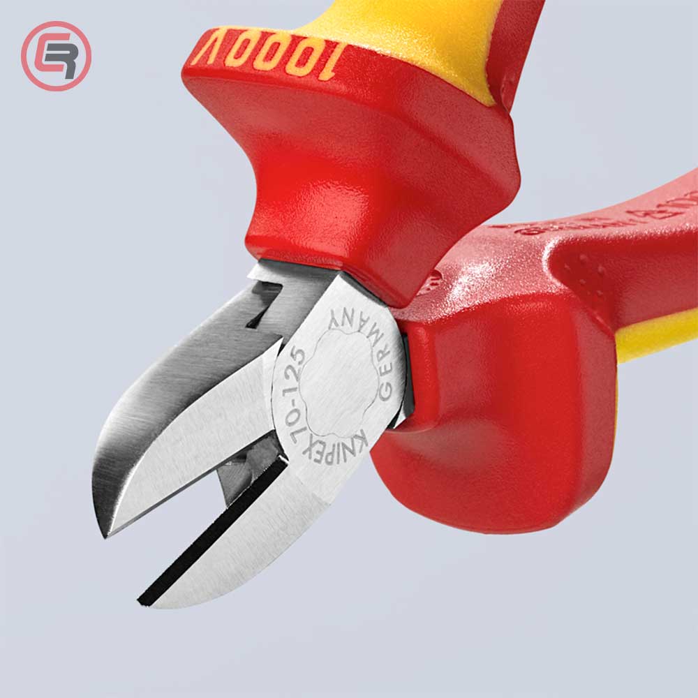 Knipex Kliješta Bočna Sječa – Sječice 125 mm / 1000V – 70 06 125 by Knipex 70 06 125 Izolovani Alat VDE 1000V - detalj 6