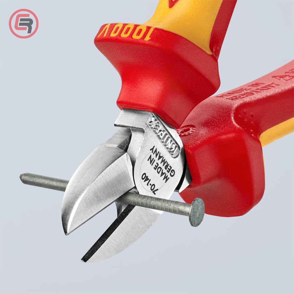 Knipex Kliješta Bočna Sječa – Sječice 140 mm / 1000V – 70 06 140 by Knipex 70 06 140 Izolovani Alat VDE 1000V - detalj 4