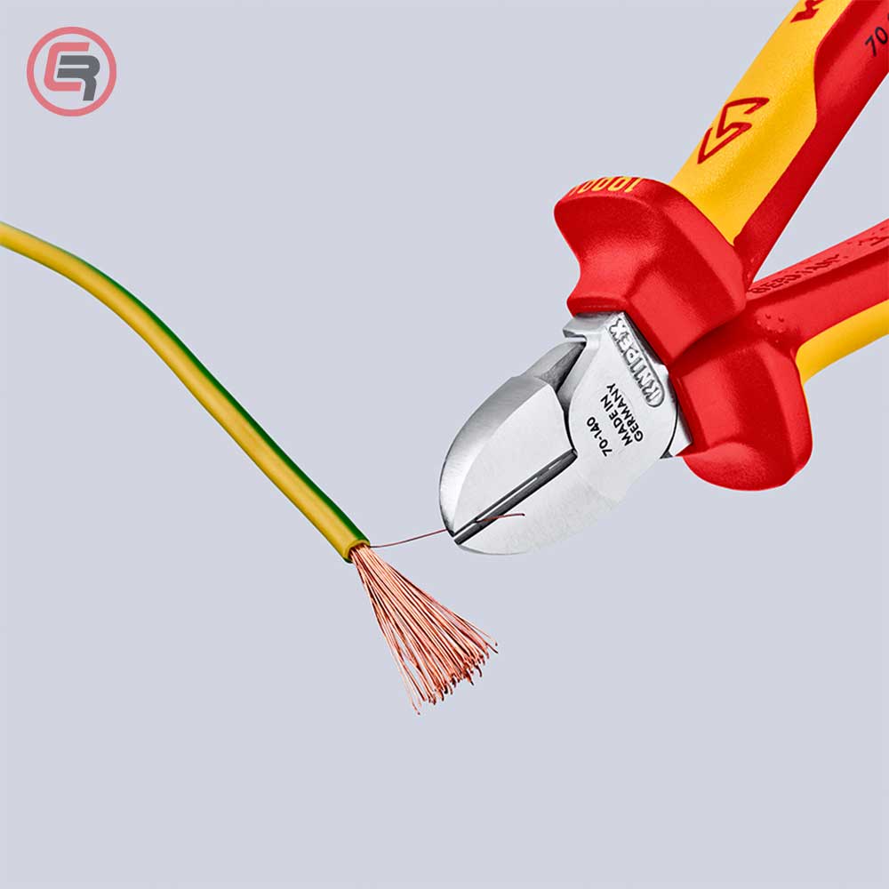 Knipex Kliješta Bočna Sječa – Sječice 140 mm / 1000V – 70 06 140 by Knipex 70 06 140 Izolovani Alat VDE 1000V - detalj 6