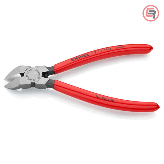 Knipex Kliješta Bočna Sječa – Sječice Kutna 45* Za Plastiku 160 mm – 72 11 160 by Knipex 72 11 160 Kliješta - detalj 2