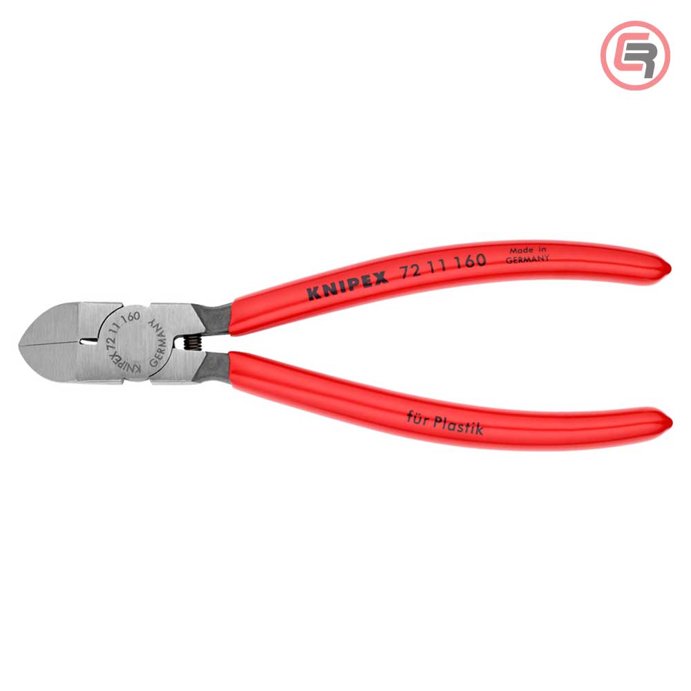 Knipex Kliješta Bočna Sječa – Sječice Kutna 45* Za Plastiku 160 mm – 72 11 160 by Knipex 72 11 160 Kliješta - detalj 3