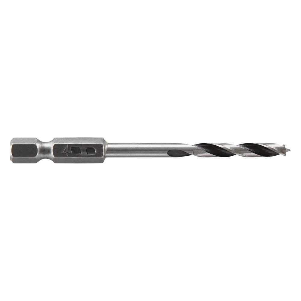 Wolfcraft Svrdlo Burgija Za Drvo CrV fi 4 x 40 / 75 mm Prihvat 1/4″ – 7262000 by Wolfcraft 7262000 Burgije / Svrdla